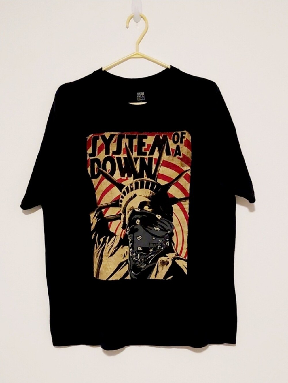 System of a Down Black Short Sleeved Graphic Band T-shirt VGUC Size XL
